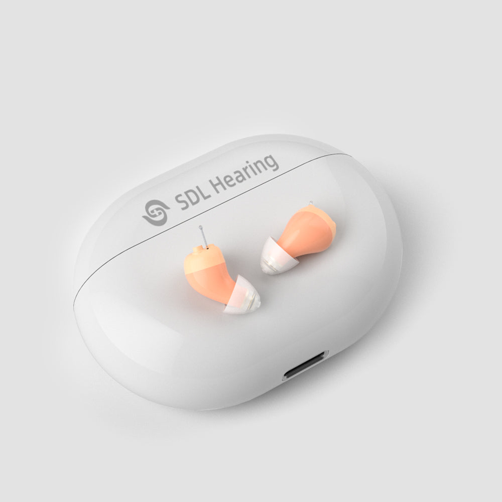 Evoke OTC CIC Ergonomic Design Hearing Aids(6118)