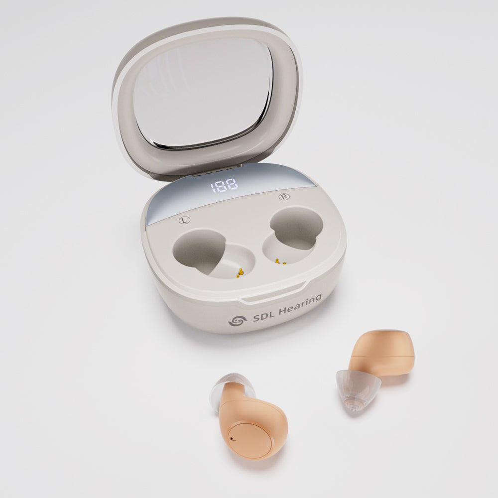 Hush OTC ITE  Hearing Aids with Bluetooth and App Assistance(1122TE)